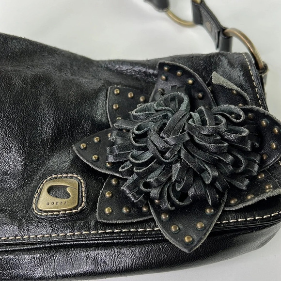 Guess Black Handbag - Picture 3 of 6